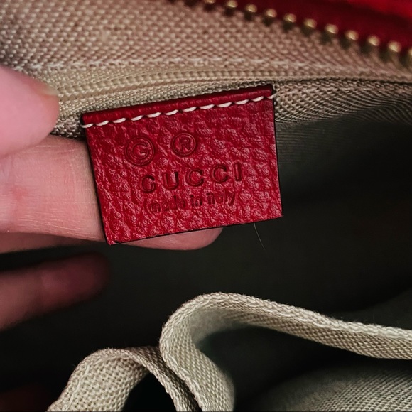 ✨SOLD✨Gucci Small Red GG Bree Tote Crossbody Bag - Picture 10 of 13